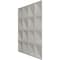 Ekena Millwork 19 5/8in. W x 19 5/8in. H Tristan EnduraWall Decorative 3D Wall Panel Covers 2.67 Sq. Ft. WP20X20TNCSV - alternate 3